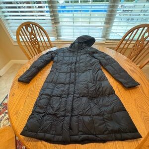 The North Face Metropolis ? Long Black Down Hooded Coat Parka 550 L